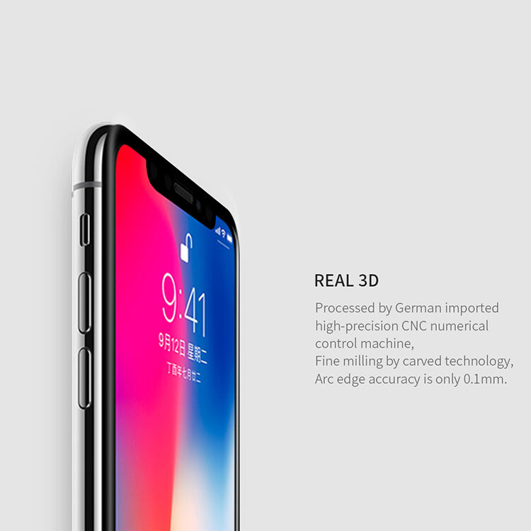 NILLKIN tvrdené 3D sklo pre iPhone XS Max / 11 Pro Max – čierne