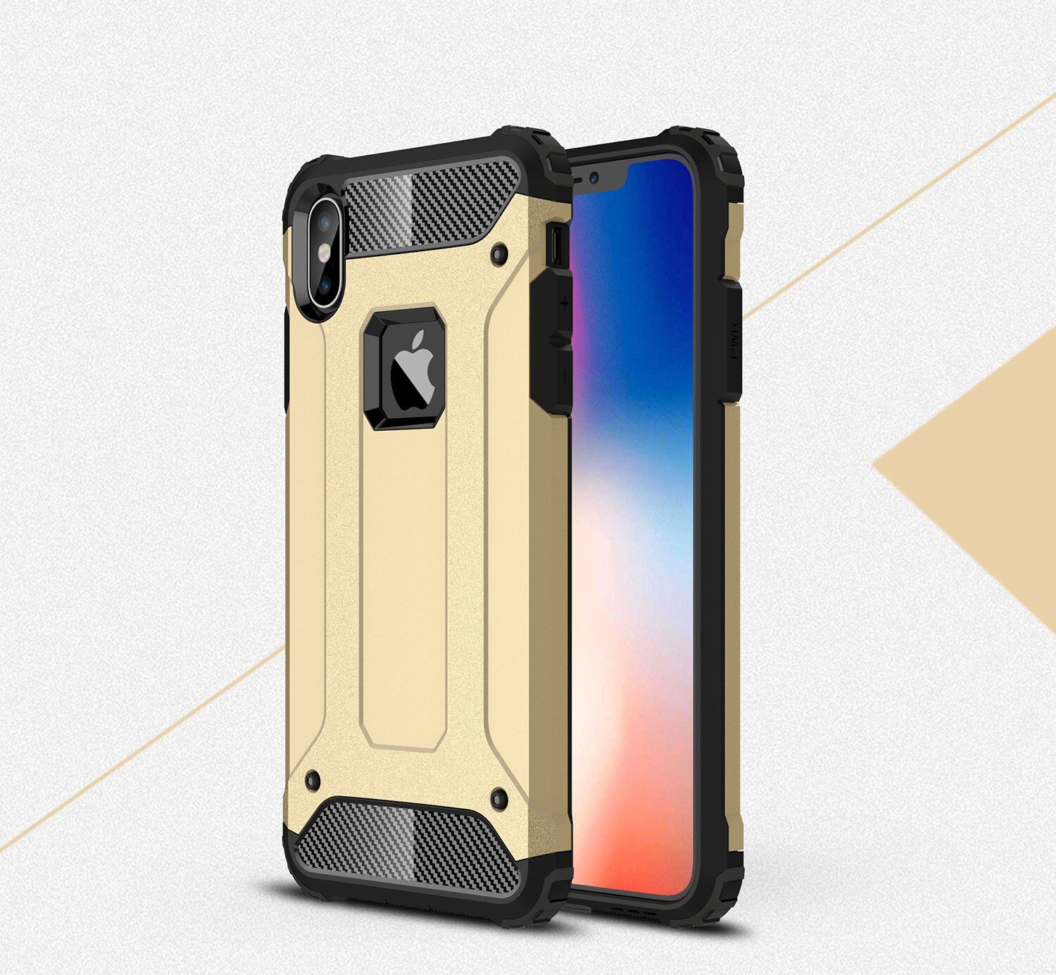 Superodolný „Armor“ kryt pre iPhone XS Max – čierna