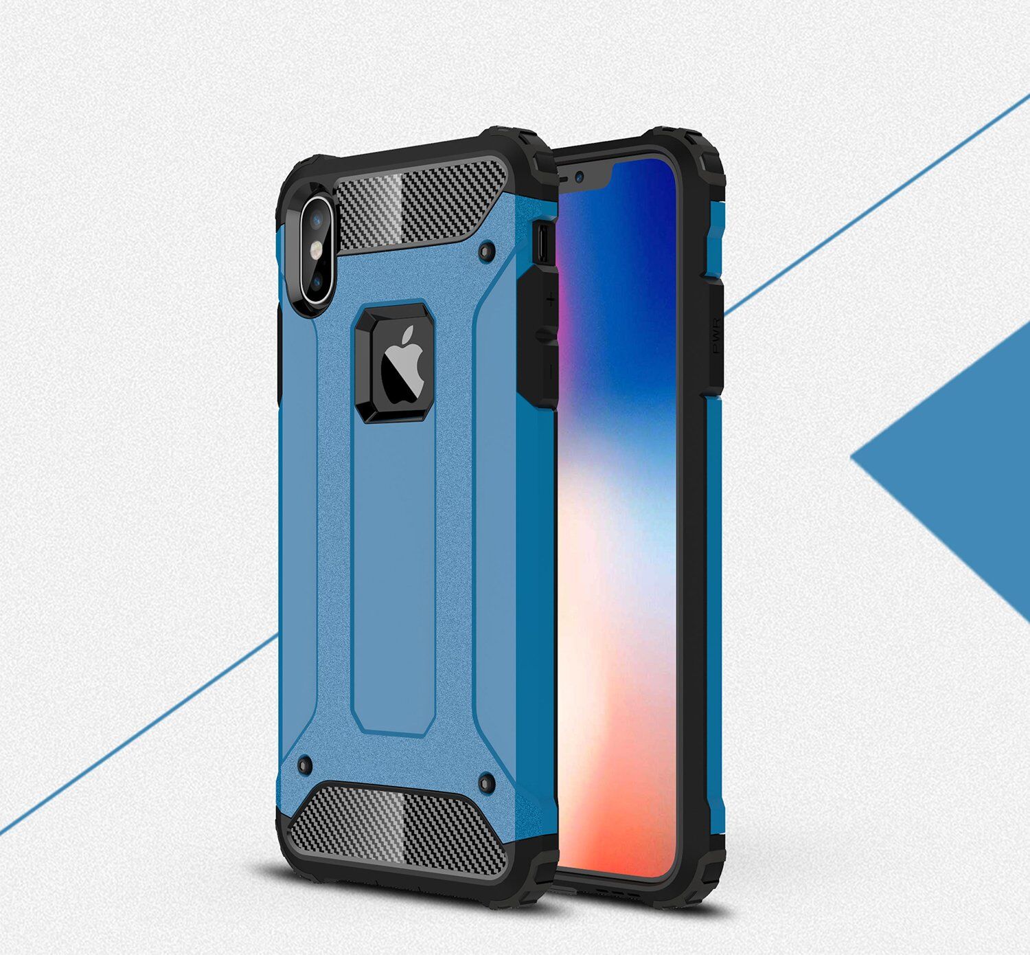 Superodolný „Armor“ kryt pre iPhone XS Max – čierna