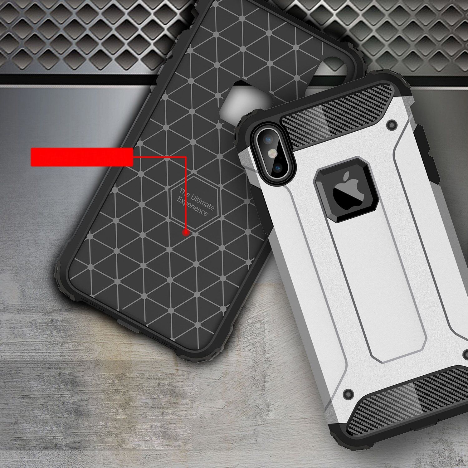Superodolný „Armor“ kryt pre iPhone XS Max – zlatá