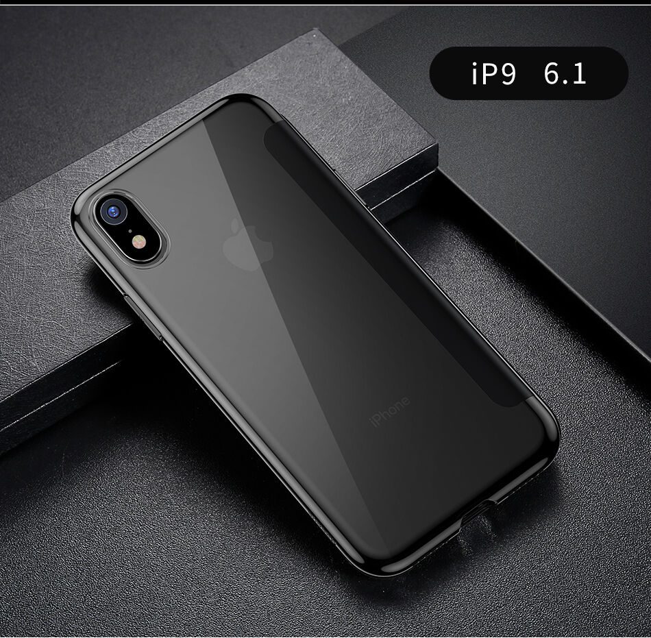 BASEUS flipové puzdro pre iPhone XR – čierna