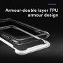 BASEUS Armor transparentný kryt s rámčekom pre iPhone XR – čierna
