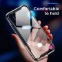 BASEUS Armor transparentný kryt s rámčekom pre iPhone XR – čierna