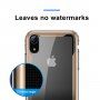 BASEUS Armor transparentný kryt s rámčekom pre iPhone XR – čierna