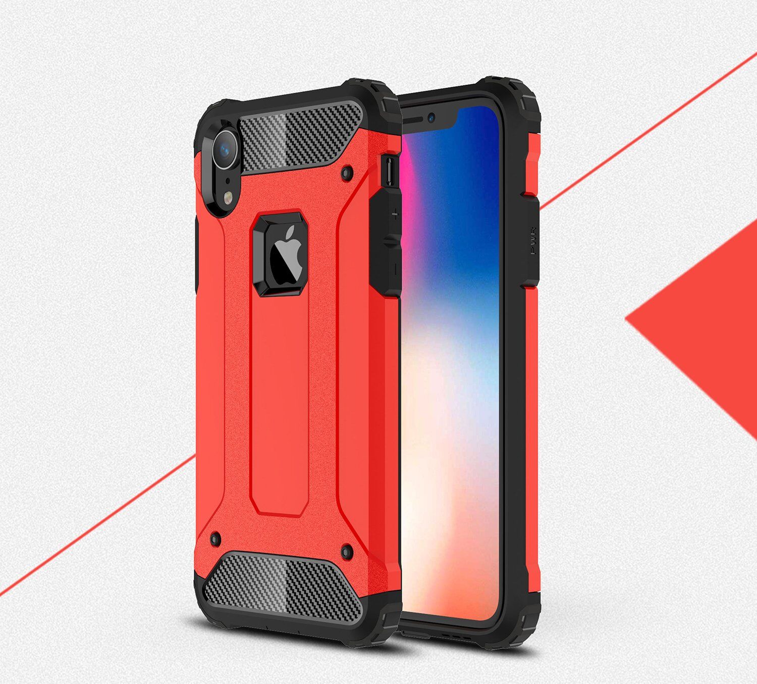 Superodolný „Armor“ kryt pre iPhone XR – čierna