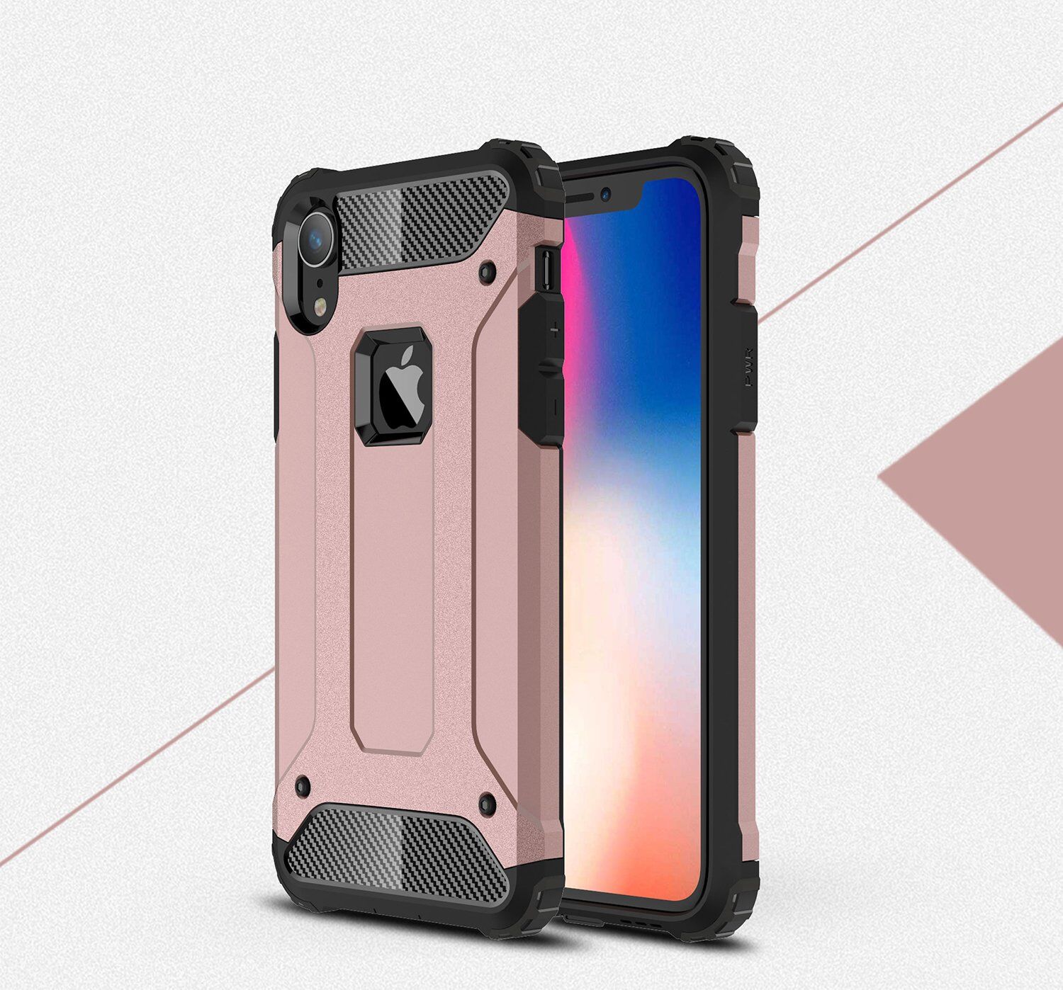 Superodolný „Armor“ kryt pre iPhone XR – čierna