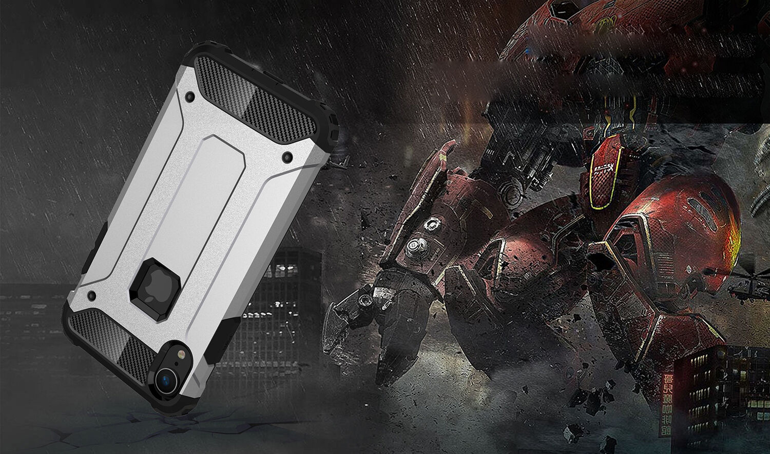Superodolný „Armor“ kryt pre iPhone XR – zlatá