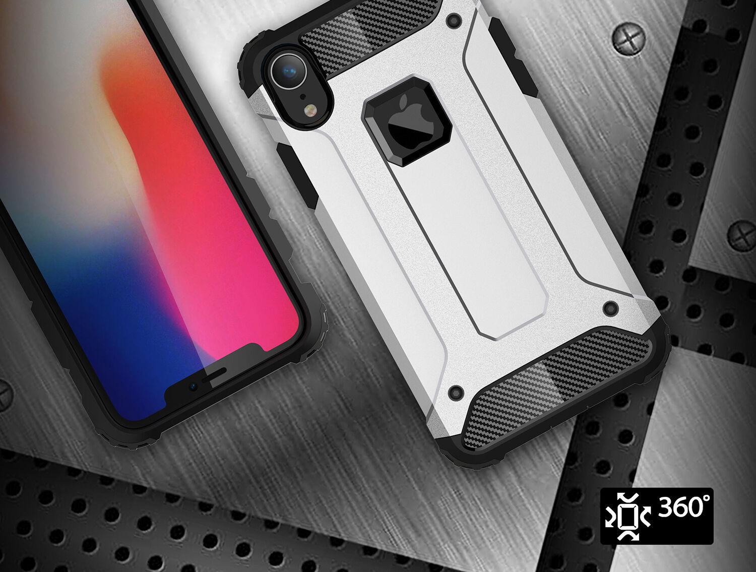 Superodolný „Armor“ kryt pre iPhone XR – modrá