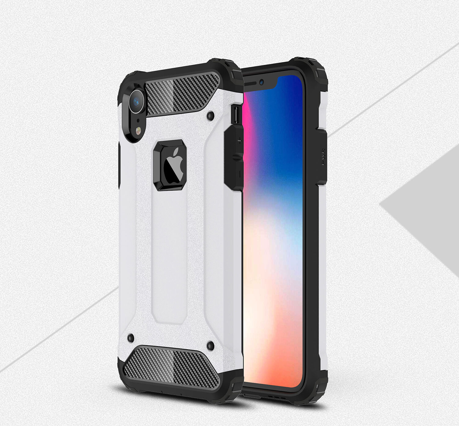 Superodolný „Armor“ kryt pre iPhone XR – modrá