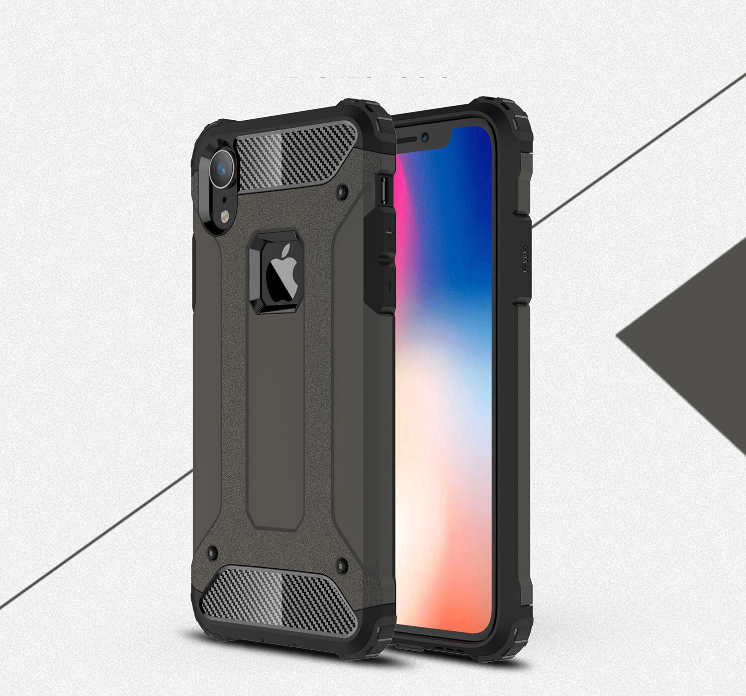 Superodolný „Armor“ kryt pre iPhone XR – modrá