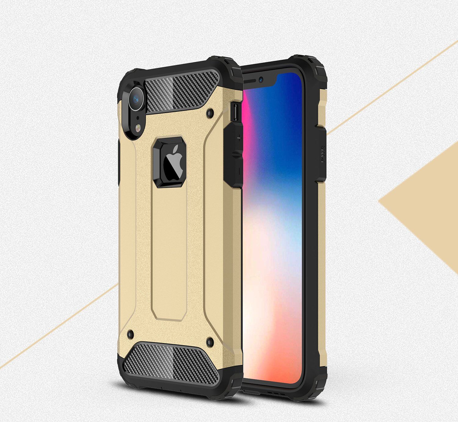 Superodolný „Armor“ kryt pre iPhone XR – modrá