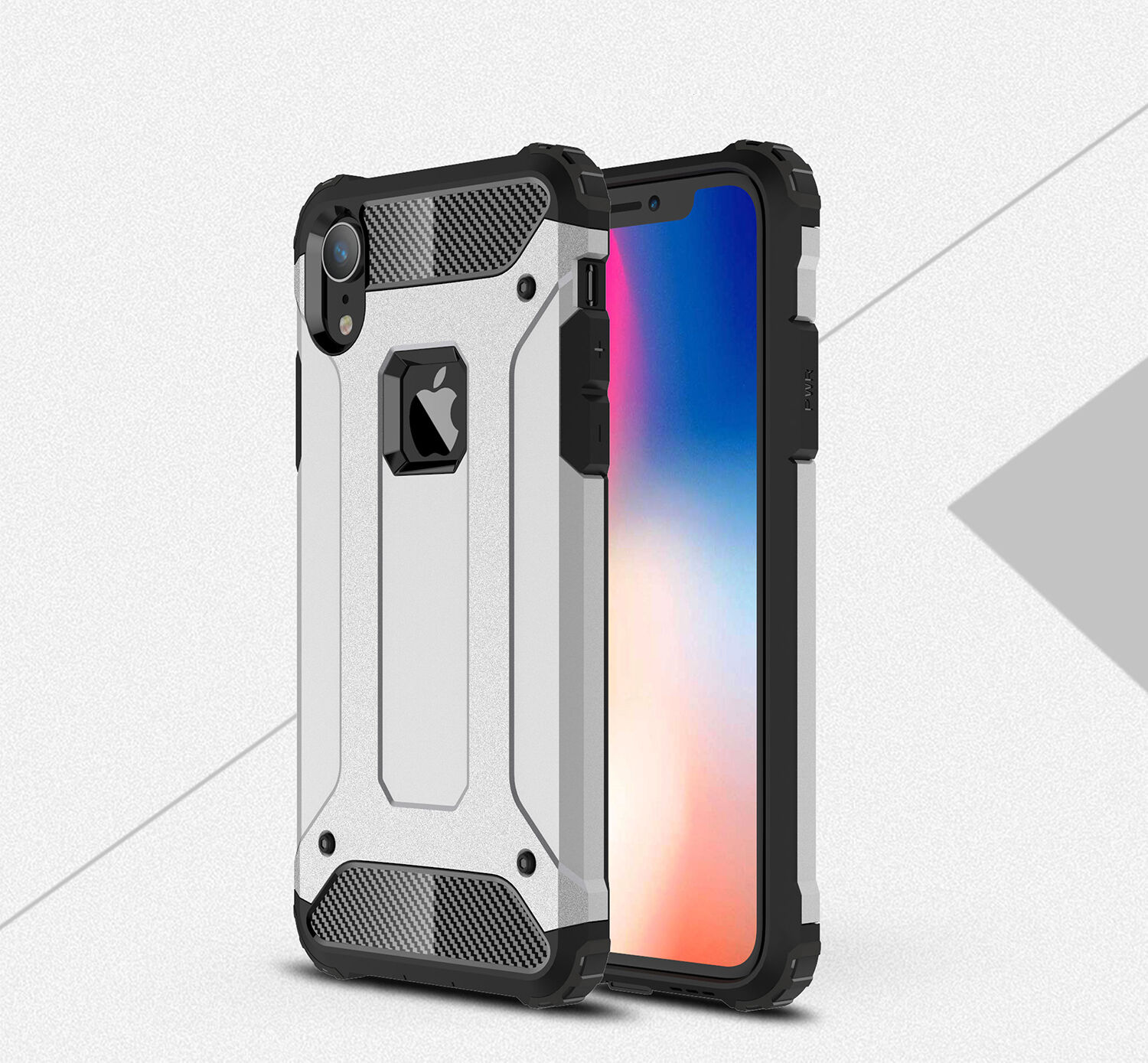 Superodolný „Armor“ kryt pre iPhone XR – tmavokávová