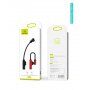 USAMS redukcia s dvoma lightning konektormi pre iPhone – čierna