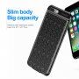 BASEUS dizajnový kryt s batériou 5000 mAh pre Apple iPhone SE (2020/2022) / 8 / 7 – krémový