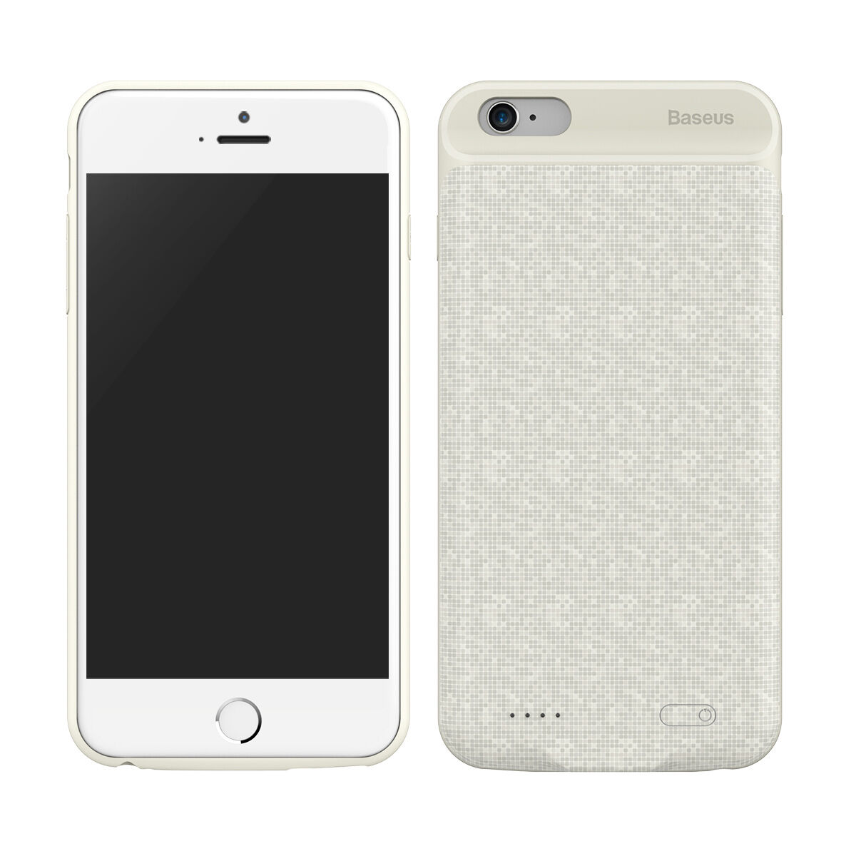 BASEUS kryt s batériou 7300 mAh pre 6 Plus/6S Plus – červený