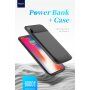 ROCK kryt s batériou 6000 mAh pre iPhone XS / iPhone X – čierny
