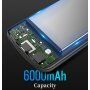 ROCK kryt s batériou 6000 mAh pre iPhone XS / iPhone X – čierny