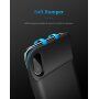 ROCK kryt s batériou 6000 mAh pre iPhone XS / iPhone X – čierny