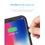 ROCK kryt s batériou 6000 mAh pre iPhone XS / iPhone X – čierny