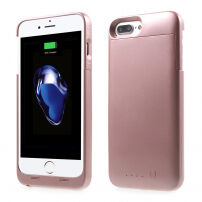 MAXNON M7P externý kryt s&nbsp;batériou certifikovaný MFI pre Apple iPhone 8 Plus/7 Plus/6S Plus/6 Plus – 4000&nbsp;mAh – ružovo-zlatá