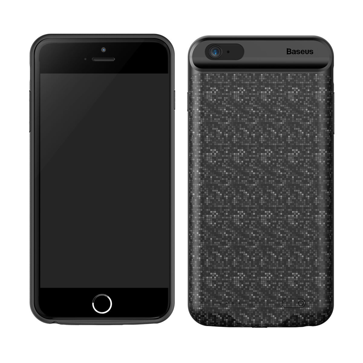 BASEUS dizajnový kryt s batériou 5000 mAh pre Apple iPhone 6 / 6S – krémový