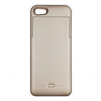 MAXNON M5 externý kryt s batériou certifikovaný MFI pre Apple iPhone SE (2016)/5S/5 – 2200 mAh – zlatá šampaň