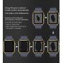 IMAK Pro+ temperované sklo 2.5D pre Apple Watch – 38 mm – čierne