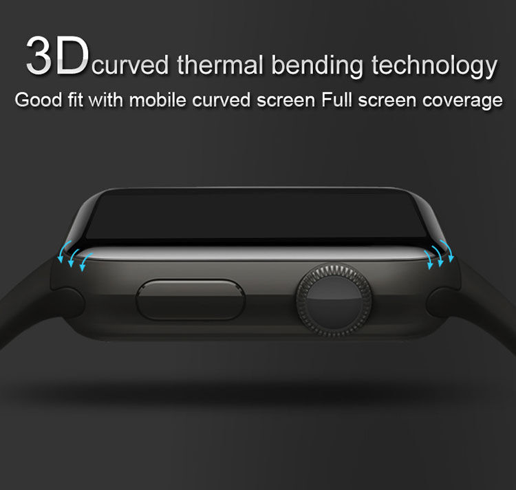 IMAK 3D temperované sklo so zaoblenou hranou pre Apple Watch 42mm