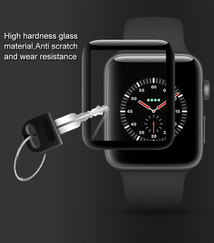 IMAK 3D temperované sklo so zaoblenou hranou pre Apple Watch 42mm