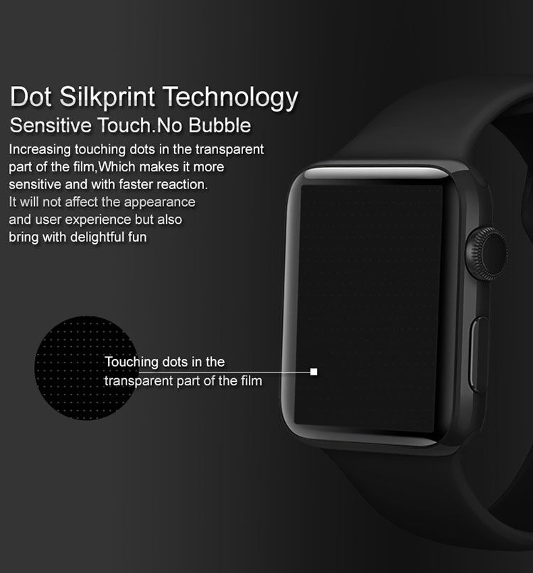 IMAK 3D temperované sklo so zaoblenou hranou pre Apple Watch 42mm
