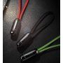 X-LEVEL elegantný USB/lightning kábel pre Apple iPhone/iPad/iPod – 8 cm – čierny