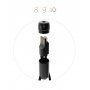 X-LEVEL elegantný USB/lightning kábel pre Apple iPhone/iPad/iPod – 8 cm – čierny