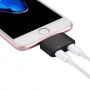 Redukcia Lightning konektora, na počúvanie hudby a&nbsp;nabíjanie – čierna