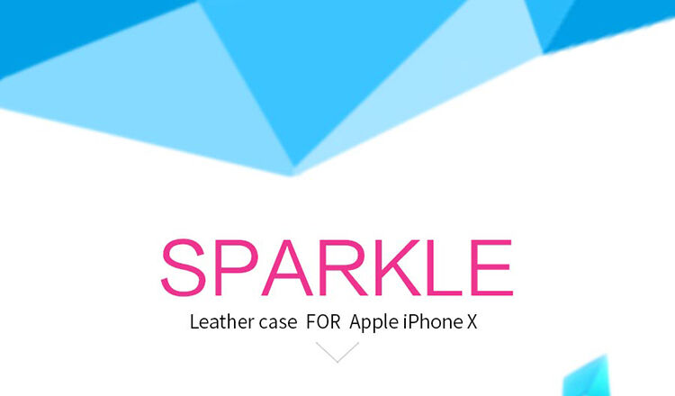 NILLKIN ochranné flip puzdro pre Apple iPhone XS / iPhone X – čierne