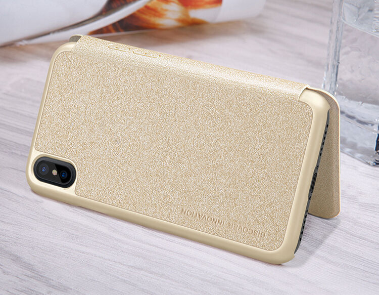NILLKIN ochranné flip puzdro pre Apple iPhone XS / iPhone X – čierne NILLKIN ochranné flip puzdro pre Apple iPhone XS / iPhone X – čierne