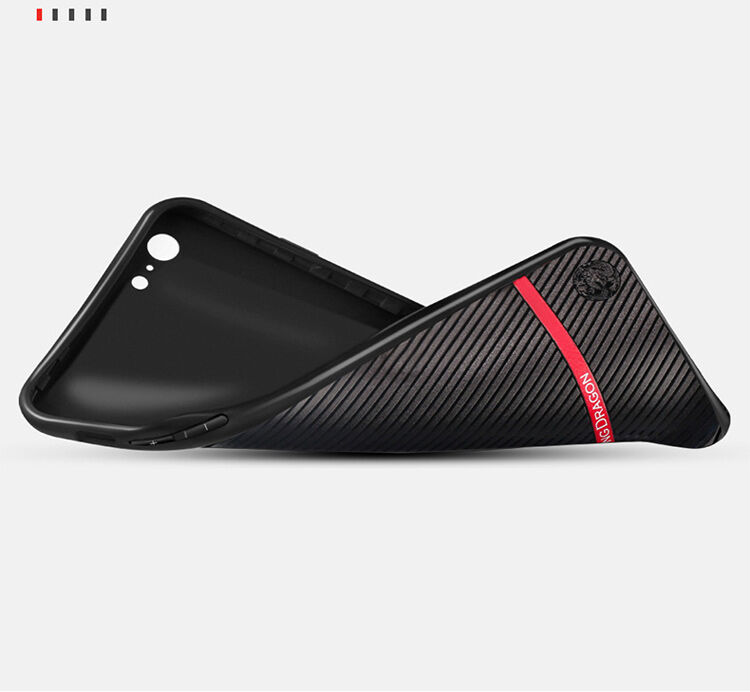 WAKING DRAGON elegantný kryt z mäkkého plastu pre Apple iPhone 6 / 6S – červený