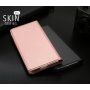 DUX DUCIS Puzdro so stojančekom a priehradkami na doklady pre Apple iPhone XS / iPhone X – tmavomodrá