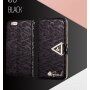 Otvárací obal/puzdro s diamantovým leskom a magnetickým pásikom na iPhone 6S/6 – mätovo zelený