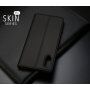 DUX DUCIS Puzdro so stojančekom a&nbsp;priehradkami na doklady pre Apple iPhone XS / iPhone X – ružovo-zlatá
