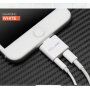 OCUBE 2v1 redukcia Lightning na 3,5&nbsp;mm port a&nbsp;Lightning pre Apple iPhone – čierna