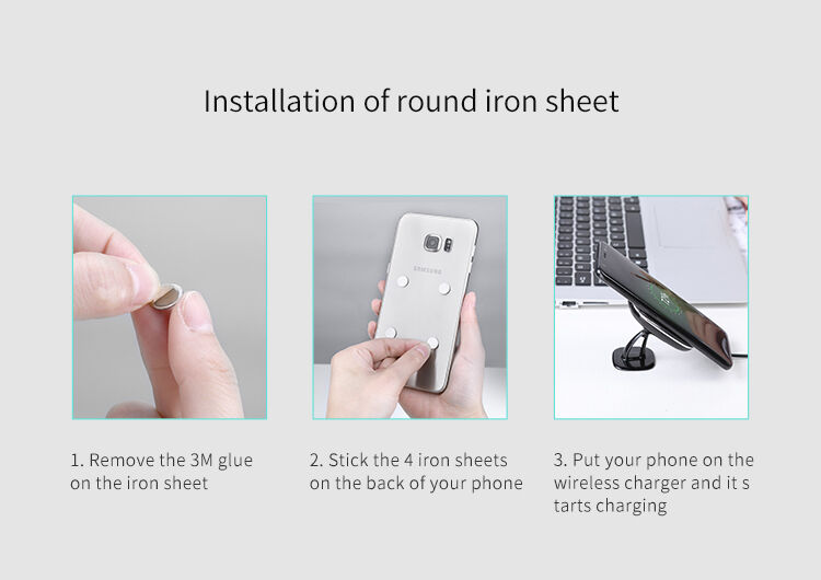 NILLKIN dizajnový magnetický držiak s&nbsp;Qi bezdrôtovým nabíjaním pre Apple iPhone – čierny