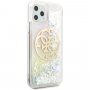 Guess Glitter Circle trblietavý kryt pre iPhone 11 Pro Max - číry