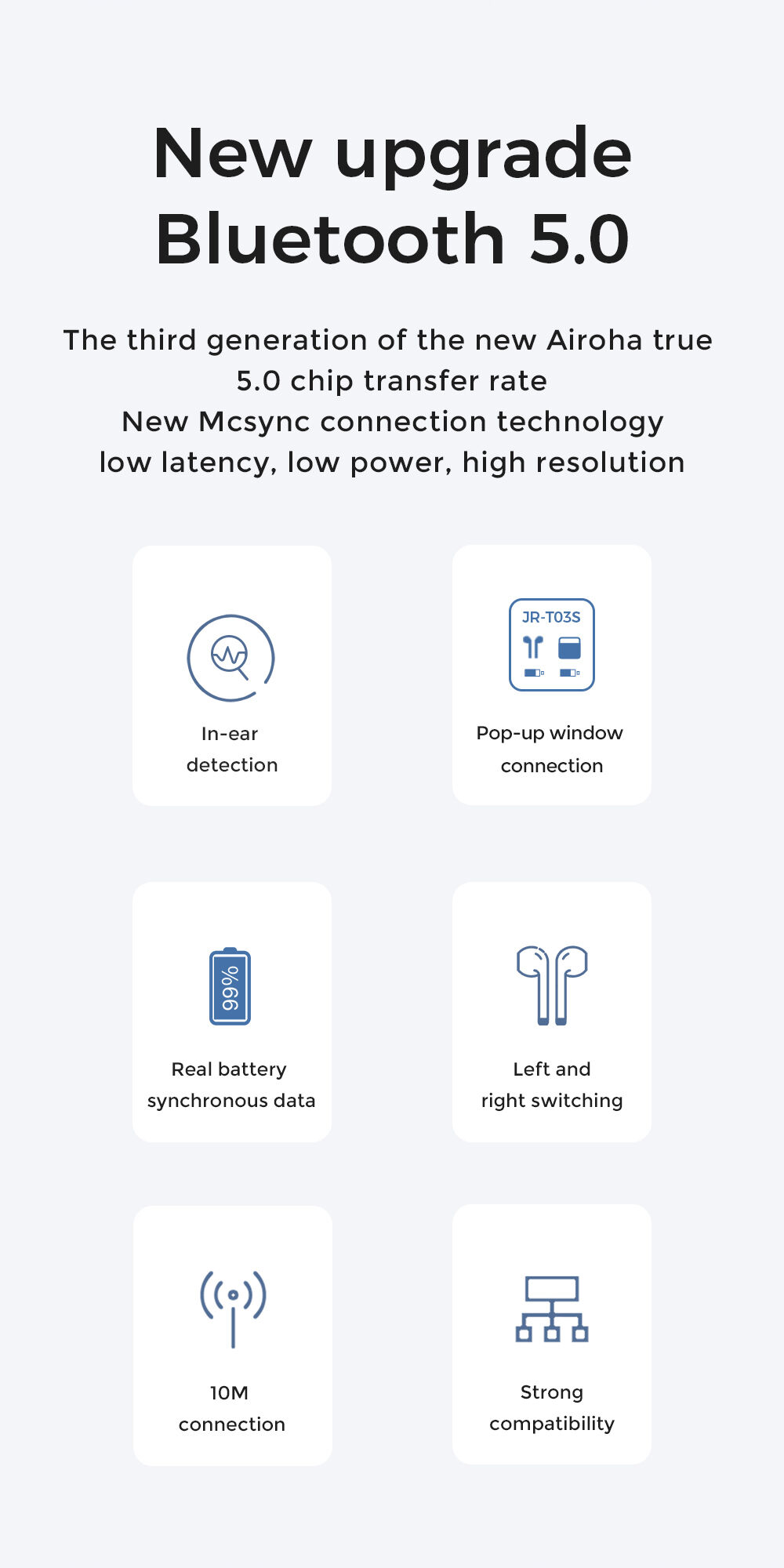 Bezdrôtové slúchadlá s bezdrôtovým nabíjaním pre zariadenia Apple - čierna