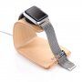 SAMDI drevená dokovacia stanica pre Apple Watch / iPhone - svetlé drevo