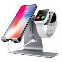 Bestand dokovacia stanica 2v1 pre iPhone / iPad / Apple Watch - sivá