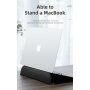Dux Ducis obálka z PU kože s integrovaným stojančekom pre MacBook 13" / Air 13" / Pro 13" - čierna