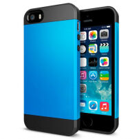 Odolný obal na iPhone 5 / 5S / SE (2016) – modrý