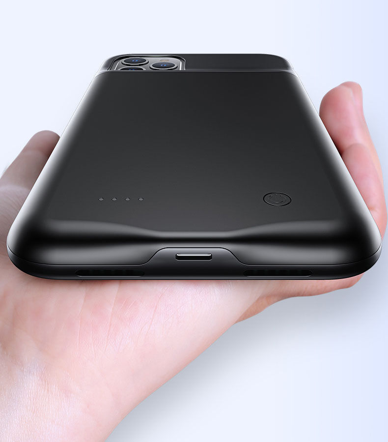 Usams kryt s batériou 3500 mAh pre iPhone 11 Pro - čierny