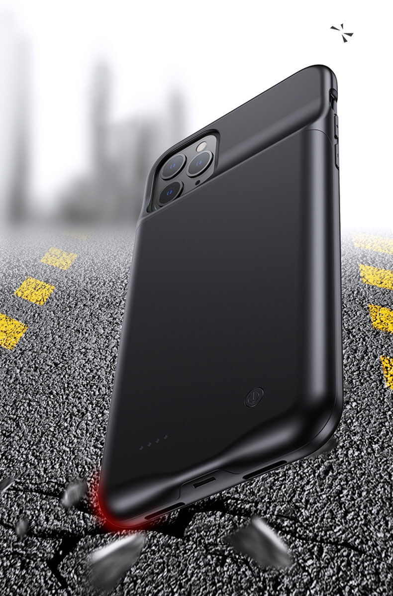Usams kryt s batériou 3500 mAh pre iPhone 11 Pro - čierny
