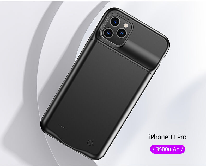 Usams kryt s batériou 3500 mAh pre iPhone 11 Pro - čierny